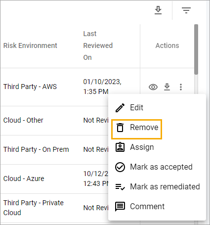 Delete risk